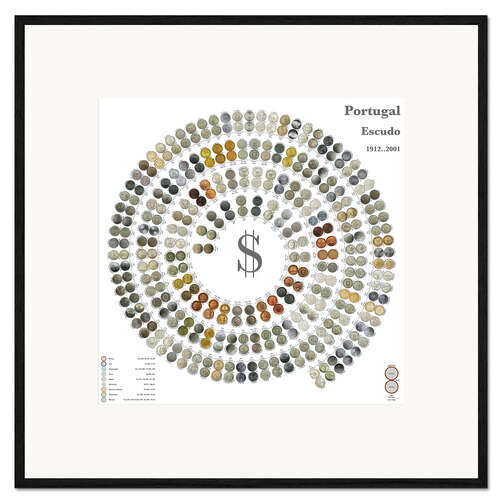 Impression artistique encadrée The Escudo Spiral: Daytime Colors