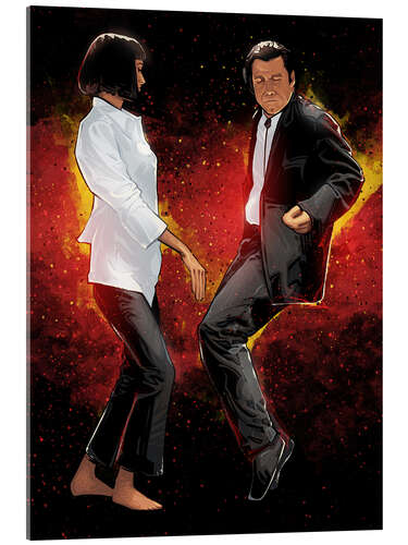 Acrylic print Pulp Fiction Dancing