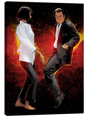 Quadro em tela Pulp Fiction Dancing