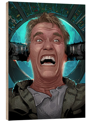 Wood print Total Recall