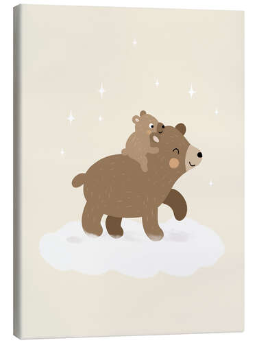 Canvas print Bear hero