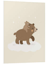 Foam board print Bear hero