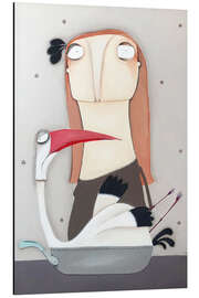 Magnettafel Liane Markowicz brät sich einen Storch