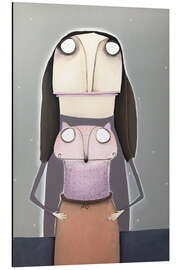 Magnettafel Malwine van Bommel hat mal wieder die Katze im Sack gekauft