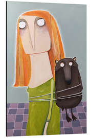 Magnettafel Amrei Stankowiak wurde ein heftiger Bär aufgebunden