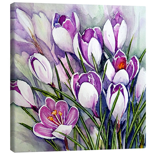 Canvas-taulu Crocuses