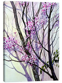 Canvas-taulu Blooming blood plum