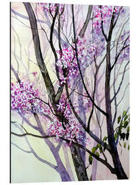 Magnettafel Blühender Pflaumenbaum