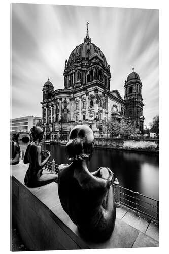 Akrylbilde Statues in front of the Berlin Cathedral
