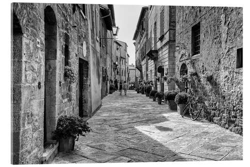 Akrylbilde Pienza in Tuscany