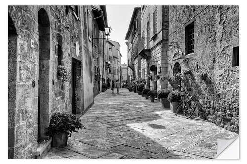 Naklejka na ścianę Pienza in Tuscany