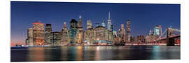 Stampa su PVC Panorama di New York City