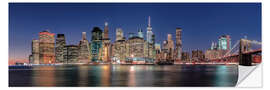 Selvklebende plakat New York City Panorama