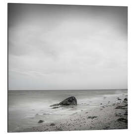 Aluminium print Black rock