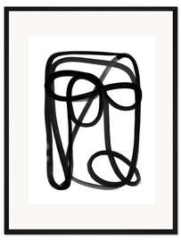 Gerahmter Kunstdruck Trist