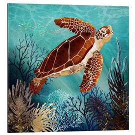 Gallery print Metallic Sea Turtle