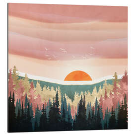Stampa su alluminio Calma del tramonto - SpaceFrog Designs