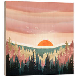 Tableau en bois Dusk Calm - SpaceFrog Designs