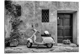 Gallery print Scooter (black and white)