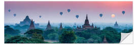 Naklejka na ścianę Sunrise in Bagan