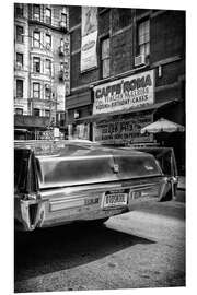 PVC print Black Manhattan - Old Cadillac