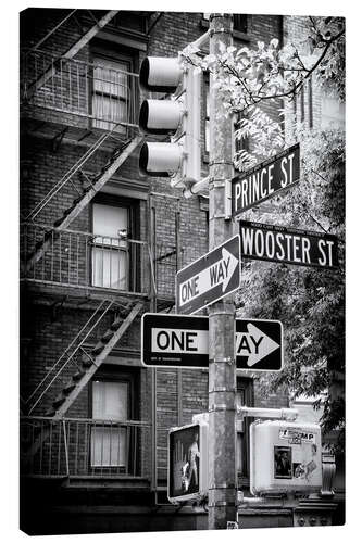 Canvas print Black Manhattan - Prince Street