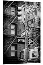 Magnettafel Schwarzes Manhattan - Prince Street