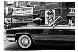 Magnettafel Schwarzes Manhattan - klassisches Auto