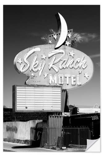 Adesivo murale Black Nevada - Motel Vegas Sky Ranch
