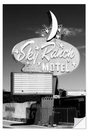 Adesivo murale Black Nevada - Motel Vegas Sky Ranch