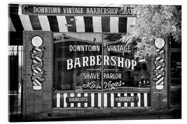 Akrylglastavla Black Nevada - Barbershop Las Vegas