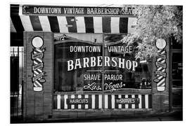 Hartschaumbild Schwarzes Nevada - Barbershop Las Vegas