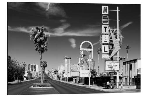 Aluminium print Black Nevada - Old Vegas