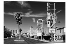 Foam board print Black Nevada - Old Vegas