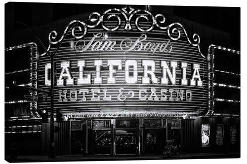 Lienzo Serie Black Nevada - Hotel y Casino