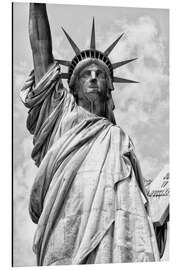 Magnettafel Schwarzes Manhattan - Liberty