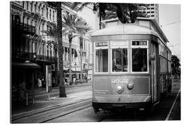 Tableau en plexi-alu Black NOLA - Tramway La Nouvelle-Orléans