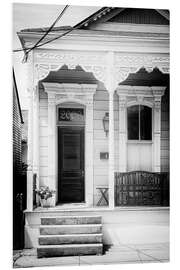 Foam board print Black NOLA - 2009 Shotgun House