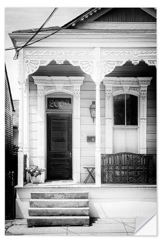 Autocolante decorativo Black NOLA - 2009 Shotgun House