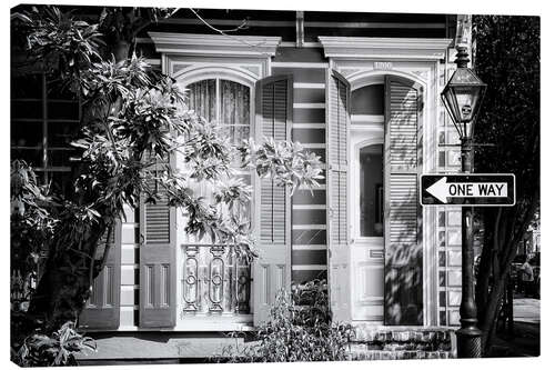 Canvas print Black NOLA - Historic District New Orleans