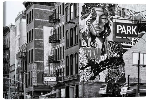 Canvas print Black Manhattan - Graffiti Park