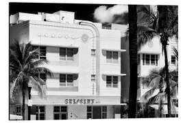 Magnettafel Schwarzes Florida - Art Deco Bezirk