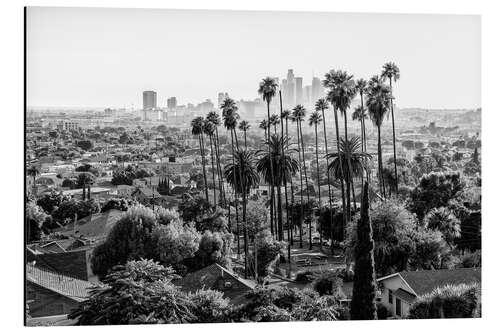 Alubild Schwarzes Kalifornien - Die Skyline von Los Angeles