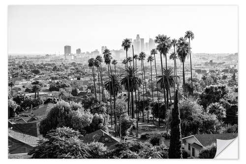 Autocolante decorativo Black California - The Los Angeles Skyline