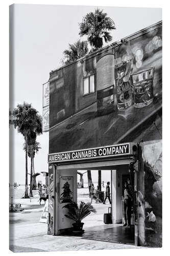 Leinwandbild Schwarzes Kalifornien - American Cannabis Venice Beach