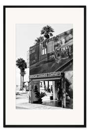 Gerahmter Kunstdruck Schwarzes Kalifornien - American Cannabis Venice Beach