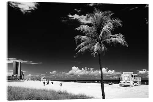 Acrylic print Black Florida - Summer Miami Beach