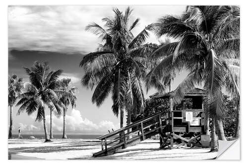 Selvklebende plakat Black Florida - Baywatch Miami