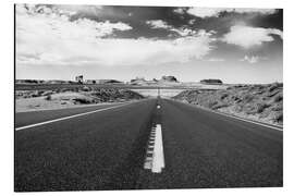 Aluminium print Black Arizona - The Valley Drive