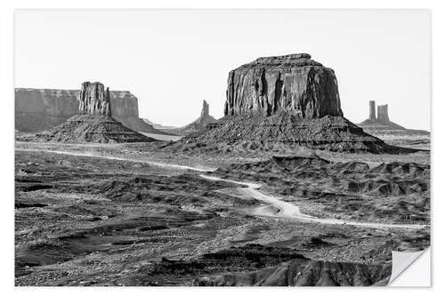 Autocolante decorativo Black Arizona - Belo Monument Valley